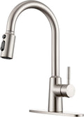 Kitchen Faucet with Pull Down Sprayer, Brushed Nickel