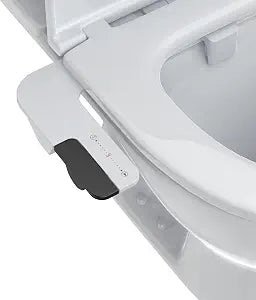 GarveeTech Bidet Attachment for Toilet, Toilet Bidet with Dual Self-Cleaning Nozzles, Rear and Feminine Wash, Adjustable Spray Pressure, Easy Installation, Hygienic Bathroom Accessory, Black