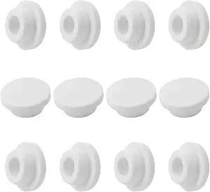 12 Pack Jet Covers, Fits 1 Inch(25mm) Diameter Holes, White