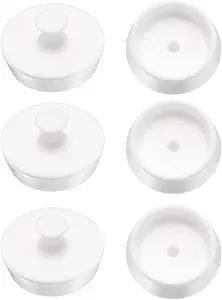 uxcell 6 Pcs Drain Stopper, Silicone Bathtub Stopper 1 5/8" to 1 3/4" Kitchen Sink Drain Stopper Bathroom Drain Plug with Handle for Laundry, Sink, Shower, Washbasin Cover