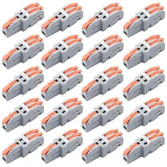 Litoexpe 20 Pcs 1-in-2 Out Wire Connectors