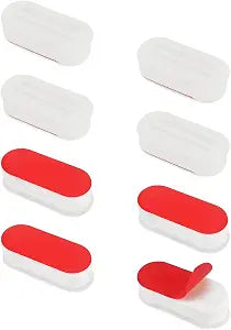 8Pcs Bidet Seat Bumpers-Toilet Spacers Equipped with Strong Adhesive, Universal for Standard Toilet Seats, Ideal for Home & Hotel Bathrooms