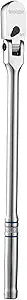 toolant 3/8" Drive Flex Head Ratchet Wrenches, 90 Tooth Compact Flex Head Socket Ratchet Wrench, 12 Inch Length