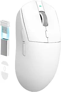 A.Jazz AJ139 G Pro 59g Ultralight Dual Mode Wireless Gaming Mouse(White)