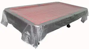 Transparent Pool Table Billiard Dust Cover - Fits 7/8/9 ft. Table