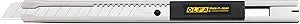 OLFA 9mm Stainless Steel Utility Knife (SVR-2) - Retractable, Ratchet Lock