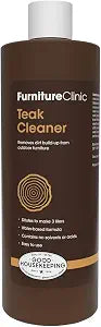 Furniture Clinic Teak Cleaner, Cleans Dirt, Lifts Stains & Preps for Oil