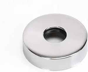 NearMoon Shower Arm Flange, Stainless Steel Replacement Escutcheon Cover Plate for Universal Standard ShowerHead Arm (2.4 Inch, Chrome Finish)