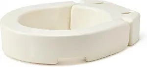 Medline Standard Hinged Toilet Seat Riser, 3.5 Inch Height, 400 lb Weight Capacity, White - Ideal Mobility Aid for Elderly, Disabled, and Medical Patients, Enhances Bathroom Safety