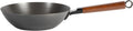 Babish 9.5 Inch Carbon Steel Wok Pan, Flat Bottom Stir Fry Pan, Induction