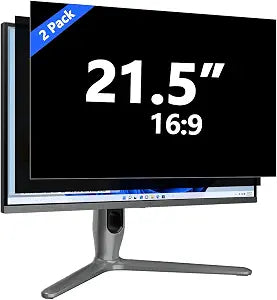 [2-Pack] 21.5 Inch Monitor Privacy Screen, Anti-Glare Blue Light Filter