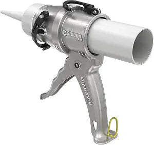 SILIGUN PRO Compact 24:1 Caulking Gun - No Drip Caulk Gun - Patent Design - Lightweight Aluminum Frame - Works with all 10 oz Tubes (SILIGUN PRO)
