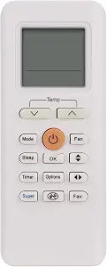 New RG70A/BGEF Replace Remote Control Compatible with Midea Air Conditioner