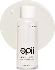 New Skin Toner - 5% PHA Gentle Exfoliating Toner with Snow Mushroom Hyaluronic Acid & Panthenol - Korean Skincare Toner for Glass Skin Glow Dull Skin Texture & Daily Hydration 145mL