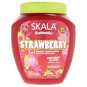 SKALA Fruitastic Strawberry 2-in-1 Treatment Cream for Frizzy Hair 35.3 Oz
