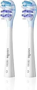 usmile Replacement Brush Heads for Y20 Pro, Y10 Pro, P20 Pro, 2 Pack