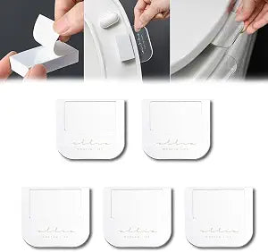 5Pcs Toilet Seat Lift Handle, Toilet Lid Lifter,Clear Sanitary Toilet Seat Riser Avoid Touching The Toilet Lid