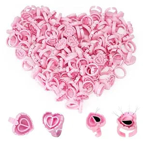 300Pcs Glue Rings Lash Glue Rings for Eyelash Extention LashSupplies