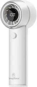 Ultra-Light 95g Pocket Handheld Fan, Up to 20H Runtime 3000mAh, Turbo Fan