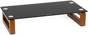 YEOUX Multi-Purpose Desktop Stand - 17.0" x 9.0" x 3.5" (Black & Walnut)
