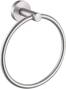 APLusee Brushed Nickel Hand Towel Holder for Bathroom Sink, Wall Mounted