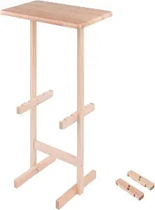 Winsome Riley Snack Table Rack in Natural Finish