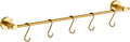 22 Inch Kitchen Utensil Hanger with 5 Hooks
