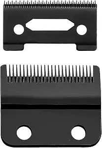New Upgrade Professional Hair Clippers Replacement Blades for Wahl Clippers Wahl 5-Star Senior Magic Clip Compatible with 8148, 8504, 1919, 2241, 2240, 8591 (Black)