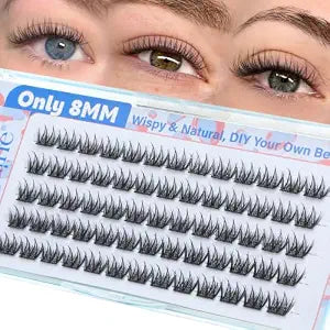 8MM Natural Lash Clusters Wispy Eyelash Clusters Short Cluster Lashes