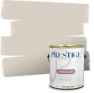 PRESTIGE Interior Paint and Primer in One, Prairie Dust, Semi-Gloss, 1 Gallon