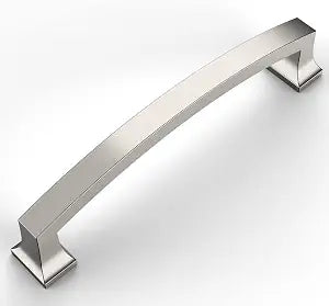 Amerdeco 10 Pack Brushed Satin Nickel Cabinet Pulls 5"
