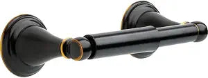Delta Toilet Paper Holder | Spring Loaded | Oil Rubbed Bronze | Wall Mount | Windemere Bathroom Accessories