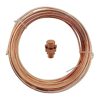 Soft ANNEALED Ground Wire Solid 10 AWG 25 FEET Copper Cables Electronic Wire Cable Electrics DIY