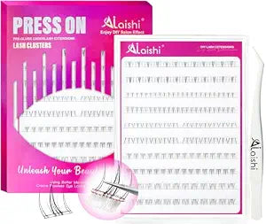 Bottom Lash Clusters, 128pcs DIY Self Adhesive Eyelashes for Natural Look, Extensions 5-8MM,Thin Band, Wispy Manga Individual Lashes, Fairy Lashes for Daily, Parties, Cosplay, Beginners