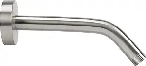 NearMoon Shower Arm with Flange, Made of 304 Stainless Steel Shower Extension Extender Pipe, Wall-Mounted for Fixed Bathroom Showerhead, Never Rust (10 Inch, Brushed Nickel)