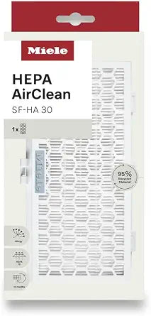 Miele HEPA AirClean Filter SF-HA 30 for Select Bagged Canister Vacuums