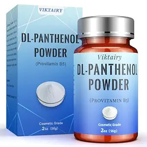 Pure DL-Panthenol Powder, 2oz (56g), Cosmetic Grade Provitamin B5
