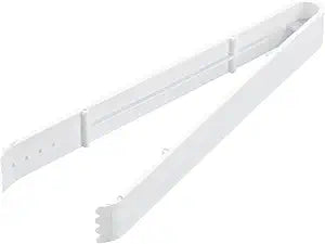 Restaurantware-Cater Tek 9 Inch Serving Tongs, 10 Disposable Tongs For Catering - With Serrated Tips, Heavy-Duty, Clear Plastic Food Tong, Long Handle, For Weddings, Buffets, Catering Events