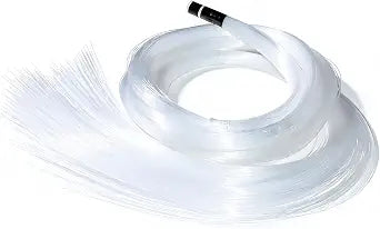 AKEPO End Glow Fiber Optic Light Cable 450pcs*9.8ft/3m*0.03in/0.75mm, PMMA Optical Plastic Cable for LED Star Ceiling Sky Light Kit and Fiber Optical Lighting Decoration (Without Light Source)