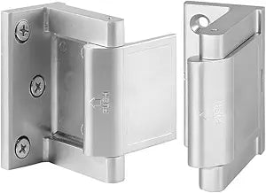 Home Security Door Lock,2 Pack Child Proof Door Reinforcement Lock with Upgraded Stainless Steel Screws for Inward Swinging Door,Privacy Door Latch Defend Home and Hotels