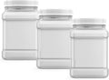 Mountain West, 48 fl Oz Square Jars (3 pack)
