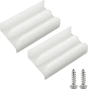 Litoexpe 2 Pack Sliding Shower Door Bottom Track