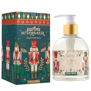 ROMIIE ZOI Christmas Liquid Hand Soap with Gift Box - The Nutcracker, Infused with the Nutcracker Aroma - 260ml/ 8.7 fl.oz