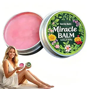 Sovriq Miracle Balm for Varicose Veins, Moisturizing Body Cream with Helichrysum for Dry Skin, Nourishing Plant-Based Formula for Legs, Feet, Hands and Body