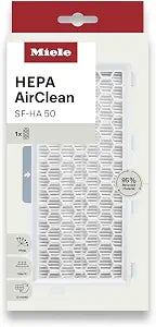 Miele Genuine HEPA AirClean Filter SF-HA 50 for Miele Guard M1, L1, Complete C2, C3 & Compact C1, C2 Vacuum Cleaners, Great for Allergy Sufferers