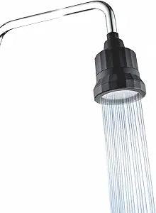 Original StoneStream Fixed Wall Showerhead Black - Unwind in Style: Calming Water Flow for a Tranquil Shower | Sleek Black Finish Enhances Your Bathroom Ambiance | Embrace Luxury w/the Beauty of Black