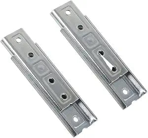 4.7 Inch Headboard Fixing Brackets, Panel Wall Mount Interlocking Hangers, Heavy Duty Sofa Connector, Universal Metal Interlocking Connector for Sofa, Bed, Furniture (2 Pair)
