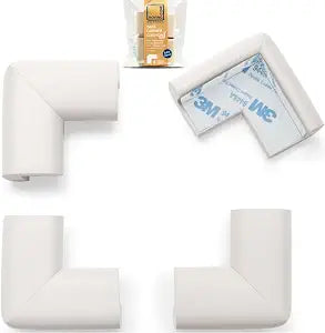 Roving Cove Baby Proof Corner Protector, Pre-Taped, 4 Large Corners