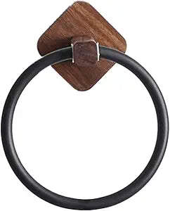 Aluminum Wood Towel Hand Towel Holder for Bathroom Towel Rack Hanger for Kitchen Wall Mount Heavy Duty Storage
