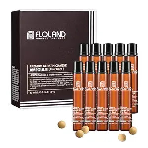 Keratin Repair Ampoule for Damaged Hair